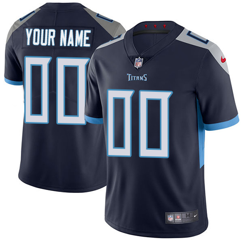 Toddlers Navy Tennessee Titans ACTIVE PLAYER Custom  Vapor Untouchable Limited Stitched Football Jersey